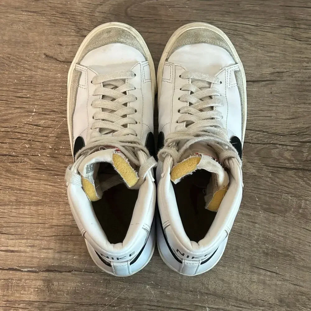 Nike Blazer Mid 77 (CZ1055-100) Women’s Athletic Shoes Sneakers Size 6.5 White - Picture 7 of 8